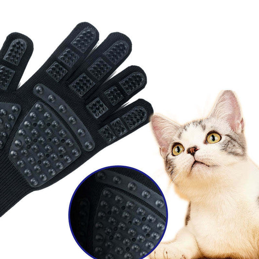 pet grooming gloves